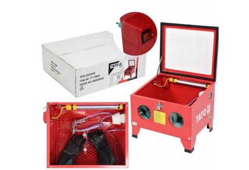 СТАЦИОНАРНАЯ ШЛИФОВАЛЬНАЯ МАШИНА 90 Л YATO YT-55840 КОМПЛЕКТ