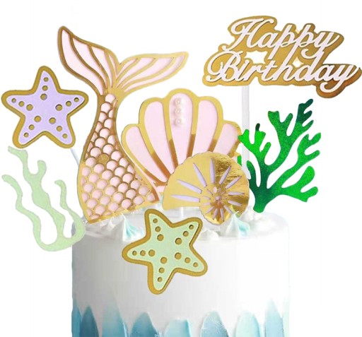 АРІЕЛЬ РУСАЛКА НА ТОРТ РУСАЛКА АРІЕЛЬ 8 шт