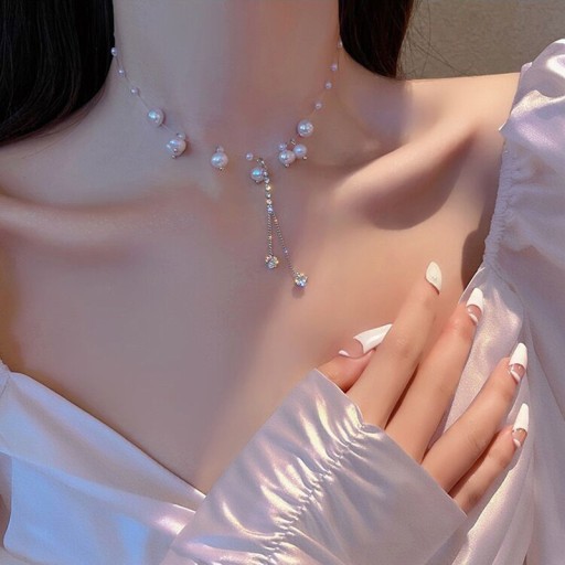 New Fashion Luxury Pearl Choker Necklace Clavicle