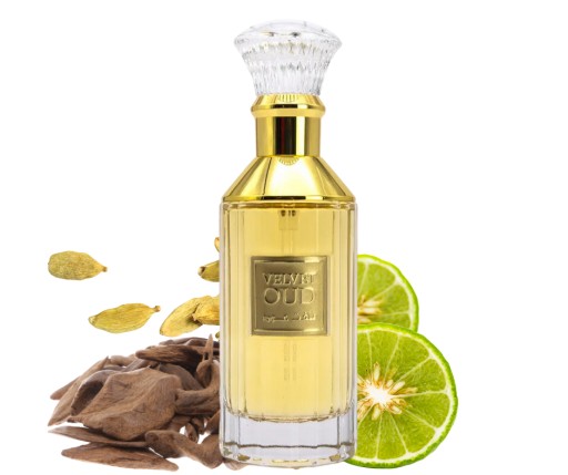 lattafa velvet oud woda perfumowana 100 ml   zestaw