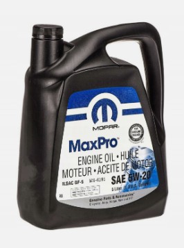 MOPAR OIL 5W/20 MAX-PRO MS6395 5л 5W/20 ILSAC GF-5 MS-6395 MAX PRO