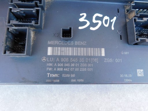 Sprinter 906 VW Crafter Kaseta BSI of fuses module sam A9065453501