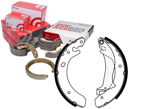 44 504/RS5 - ГАЛЬМІВНІ КОЛОДКИ BREMBO. LAND ROVER FREEL