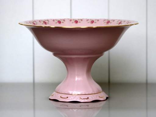 Patera Różowa porcelana RGK Leander lata 90-te Bohemia