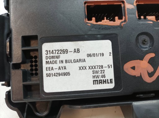 modul klimaanlage 31472269 AB Volvo S60 III (2018-2024)