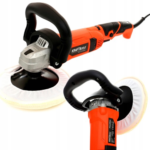 Потужний автомобільний Полірувальник 2600 Вт з регулюванням 180 мм