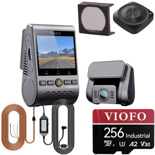 Камера Viofo A129 Plus Duo-G +256GB+HK+CPL+BT