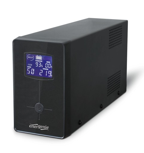 Джерело безперебійного живлення energenie ups avr 3000va lcd, 3x c13, 3x schuko, usb, rj4