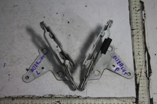 hinge bonnet hinges KOMPLET ALTEA of wheels. LS9R 09-15