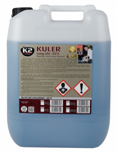 K2 KULER -35°C охолоджуюча рідина синій 20 кг