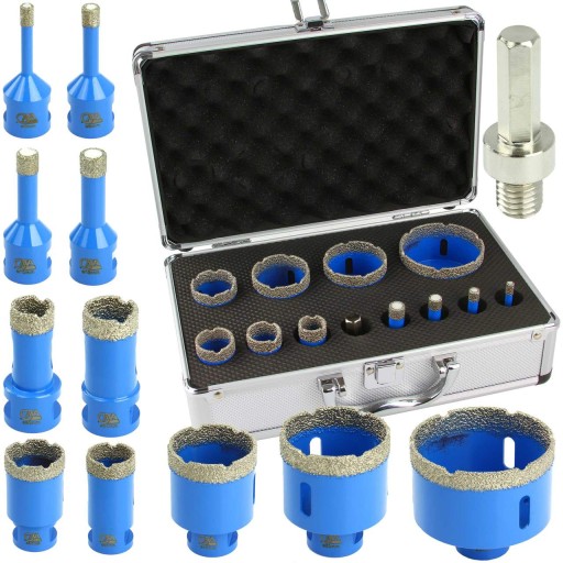 Набір алмазних колодкових пил для кераміки 6-68 шт.