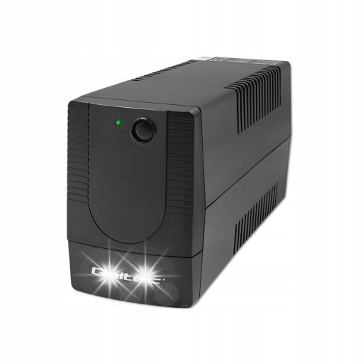 Джерело безперебійного живлення ups qoltec monolith 650va 360w led avr батарея 7ah