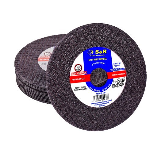 S & R ріжучі диски 125x1 мм. inox(15 шт.)