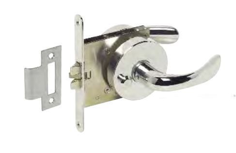 6804025 - ДВЕРНИЙ ЗАМОК З ЗАМКОМ, ХРОМОВАНА ЛАТУНЬ