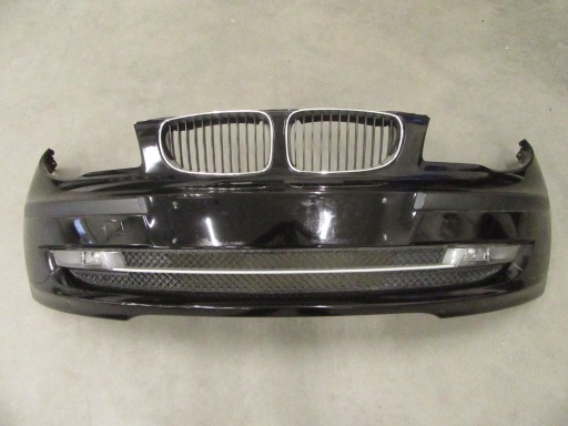 bumper front front fog lights BMW 1 e81 e87 LIFT LCI 668 Schwarz 2 black