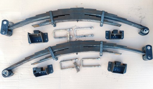 5801481322 - Задние рессоры iveco daily 35c 50c 13 листов, крепления