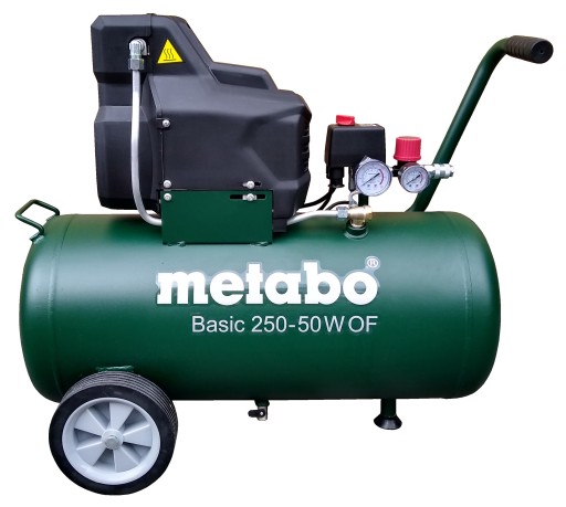 МАСЛЯНИЙ КОМПРЕСОР METABO BASIC 250-50 Вт 50 Л 8 БАР