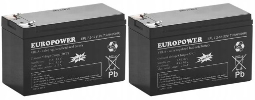 RBC131 RBC 131 #131 КОМПЛЕКТ АКУМУЛЯТОРІВ UPS BATTERY PACK APC 2xEPL 7.2-12