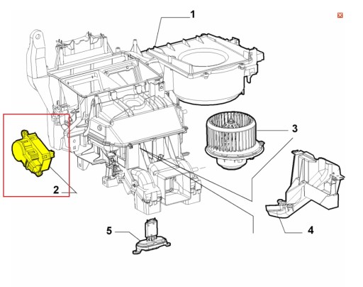 77363492 - Двигатель кондиционера Alfa Romeo 159