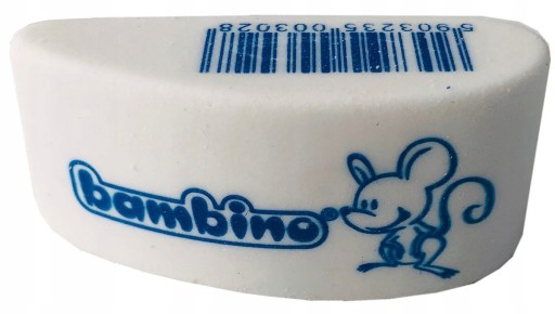Ластик Bambino білий 1 шт.