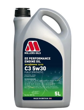 MILLERS EE PERFORMANCE C3 МАСЛО 5W30 504/507 5л
