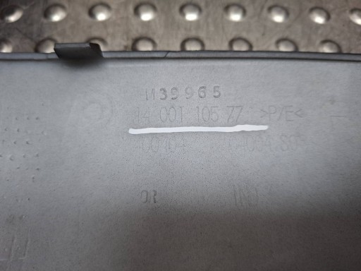 moulding of a bumper right front 1400110577 FIAT SCUDO II JUMPY EXPERT 2007