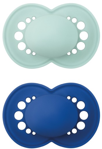 Соска МАМ ортодонтична силіконова 6 м+