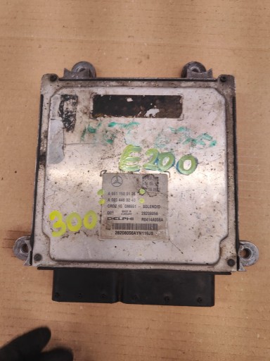 Mercedes e200 a6511500126 компьютерный контроллер двигателя