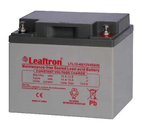 Leaftron ltl12-45 долговечная гелевая батарея 12 в 45 ач, необслуживаемая agm