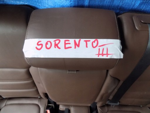 rear seat seats leather KIA SORENTO III