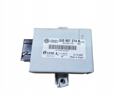 AUDI TT 8J control unit of pressure of tyres 8J0907274B