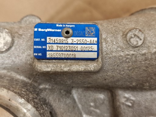 turbo TURBINA VOLVO XC60 II V60 II S60 III XC90 II V90 S90 T6 T8