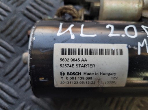 starter 56029645AA MANUAL 4X4 JEEP CHEROKEE KL 2.0 CRD MTJ MULTIJET