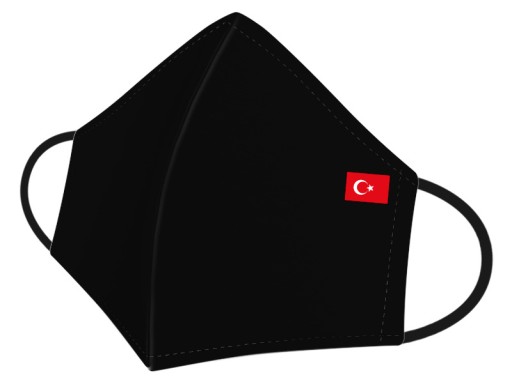 Бавовняна маска CosmosModa чорна 1 шт.