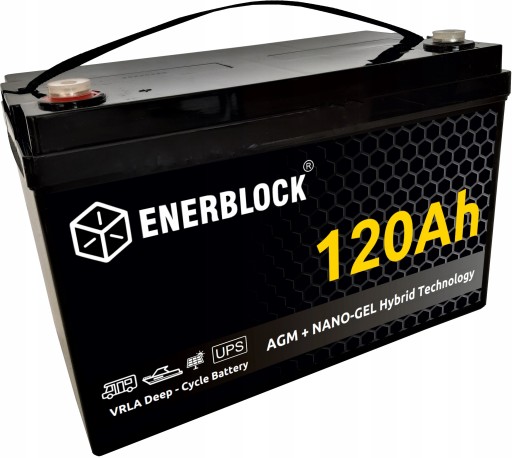 JDG12-120 - АКУМУЛЯТОР 120AH AGM ENERBLOCK