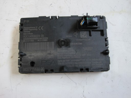 МОДУЛЬ ИНДУКТИВНОГО ЗАРЯДНОГО УСТРОЙСТВА CITROEN DS4 II 9833986580