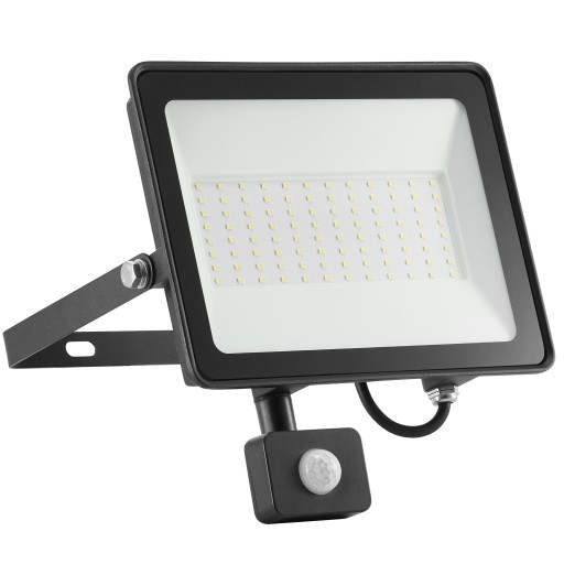 Галогенна Світлодіодна лампа 100 Вт з датчиком руху