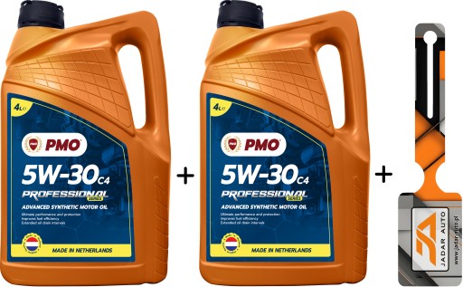 PMO OIL 5W30 (4+4) 8L C4 PROFESSIONAL SERIES SET
