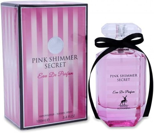 maison alhambra pink shimmer secret woda perfumowana 100 ml   zestaw