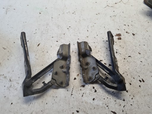 OPEL ASTRA J hinge bonnets right left hinges Z20R black, KOMPLET