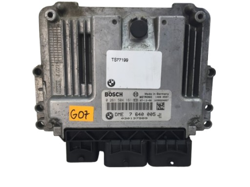 DME7640005 - Контролер двигуна комп'ютера 0261s04161 dme 7640005 g07
