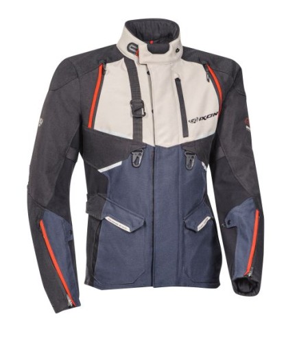 Мотоциклетная куртка IXON EDDAS, серая XL