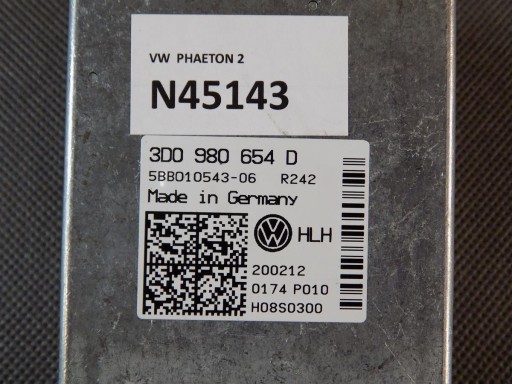 VW PHAETON KAMERA ASYSTENT Armature 3D0980654D