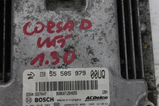 computer of the engine 55585979 CORSA D LIFT 1.3 CDTI 11-14