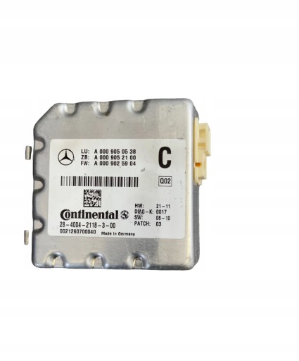 Камера лобового скла mercedes a0009050538