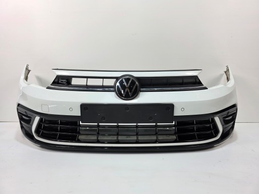 front bumper 2G0 POLO VI R-LINE LIFT LED 4XPDC LC9A PURE WHITE
