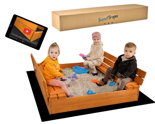 Дерев'яна пісочниця 250 кг SandTropic