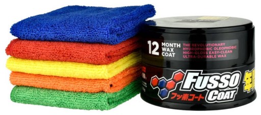 SOFT99 FUSSO COAT ТЕМНЫЙ ВОСК ДЛЯ ТЕМНЫХ МИКРОВОЛОКОН