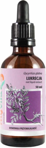 Lukrecja ekstrakt z lukrecji 300 mg krople 50 ml MyVita