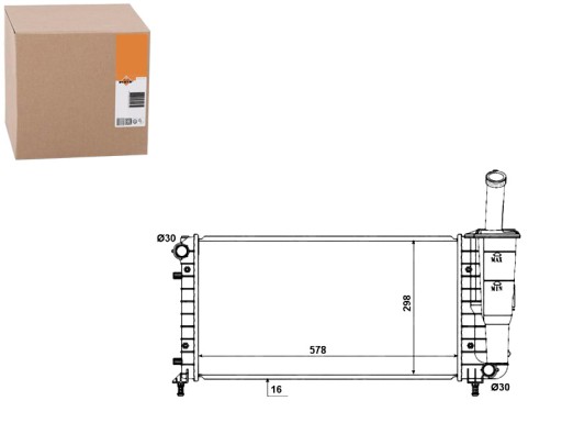 86231746 - Nrf53601 радіатор fiat punto 1.2 99-